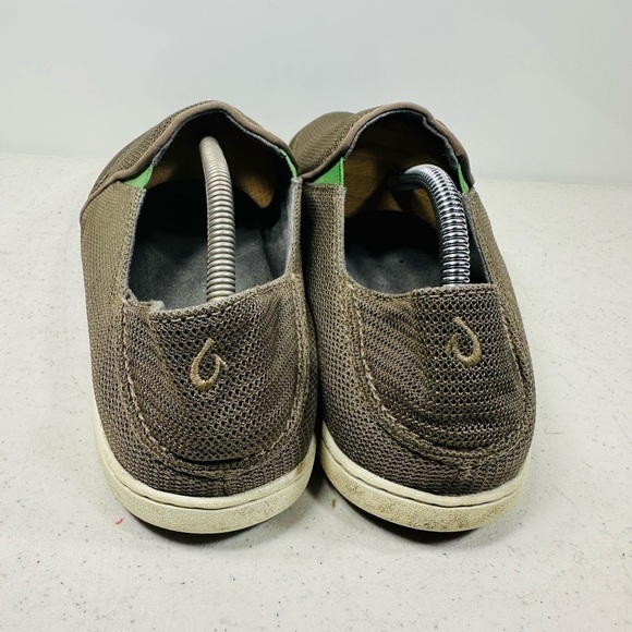OluKai Shoes Mens 10 Casual Slip On Mesh Nohea Loafer Brown Slide Comfort Active main image 7